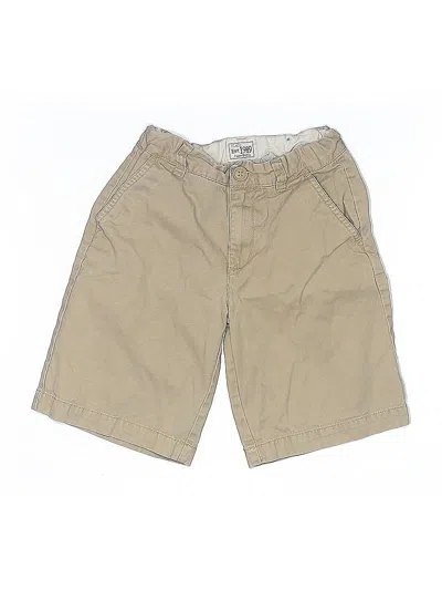 Pre-owned The Childrens Place Kids' Khaki Shorts In Brown