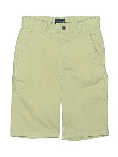 Pre-owned The Childrens Place Kids' Khaki Shorts In Brown