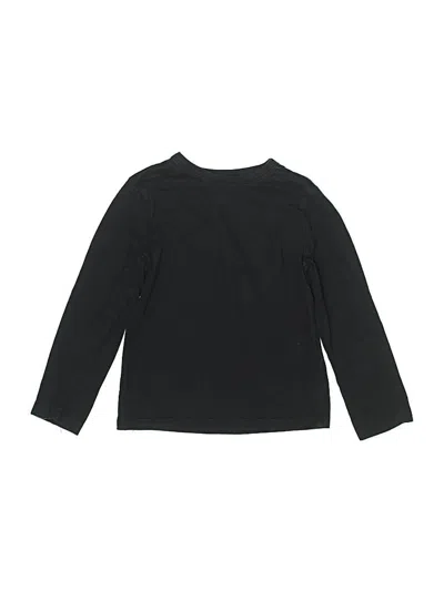 Pre-owned The Childrens Place Kids' Long Sleeve T-shirt In Black