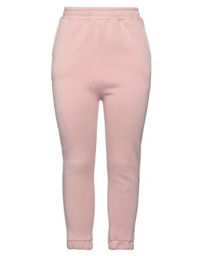 The Chilipepper. Woman Pants Pink Size Xl Cotton, Polyester