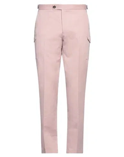 The Chino Revived Man Pants Pink Size 35 Cotton, Linen