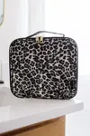 The Classy Cloth Mega Makeup Case In Black Leopard In Multi