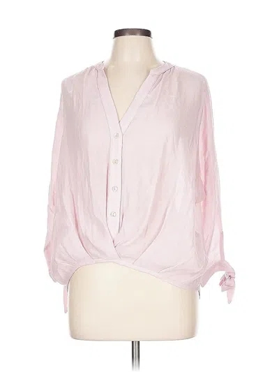 Pre-owned The Clothing Company 3/4 Sleeve Blouse In Pink