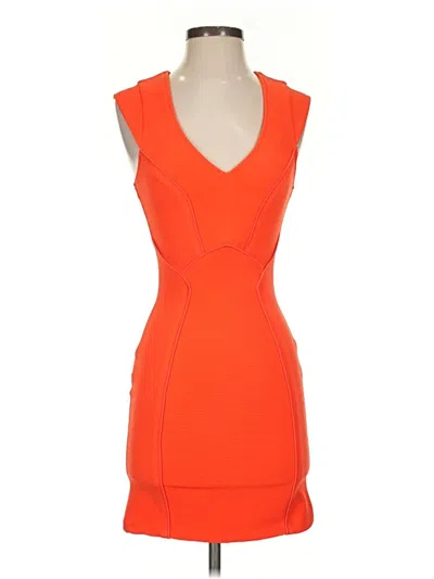 Pre-owned The Clothing Company Cocktail Dress In Orange