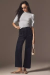 The Colette Collection By Maeve The Colette Corduroy Crop Wide-leg Trousers By Maeve In Blue