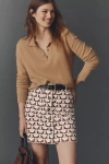 The Colette Collection By Maeve The Colette Corduroy Mini Skirt By Maeve In Brown