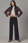The Colette Collection By Maeve The Colette Full-length Trousers By Maeve: Ponte Edition In Black