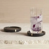 The Collective Coasters Set Of 4 In Ebony