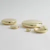 The Collective Hemisphere Boxes Nesting Set Of 5 In Brass