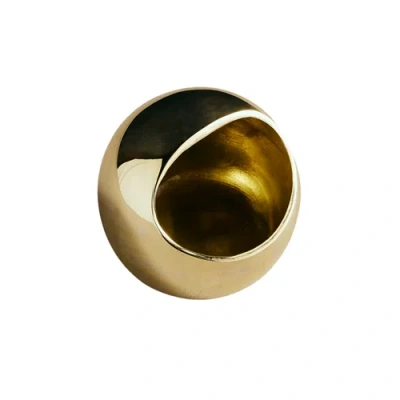 The Collective Home Aurum Salt Cellar In Beige