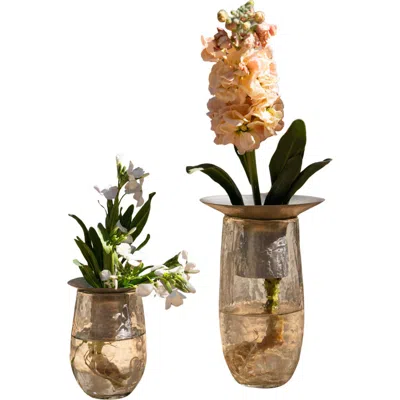 The Collective Home Floral Bloom Assorted In Brown