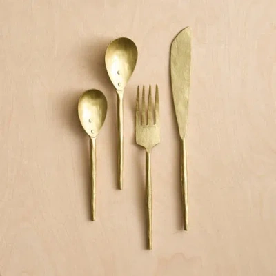 The Collective Home Forge Brass Flatware