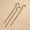 The Collective Home Forge Brass Tasting Spoons