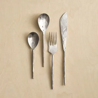 The Collective Home Forge Pewter Flatware