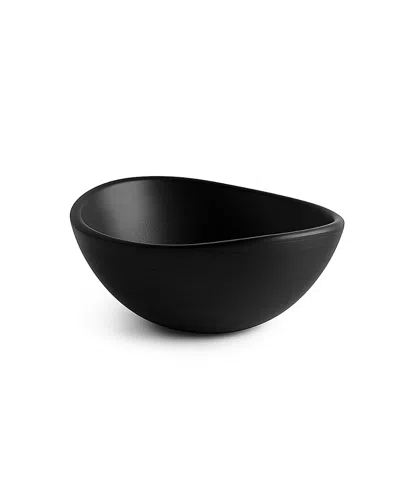 The Collective Home Groove Deep Medium Bowl In Black