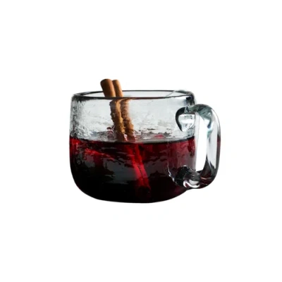The Collective Home Pebbled Small Mug In Transparent