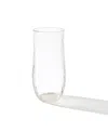 The Collective Home Pebbled Tall Vase In Transparent