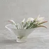 The Collective Home Pressed Clear Glass Low Bowl