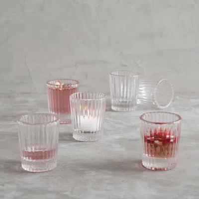 The Collective Home Pressed Clear Shot Glasses