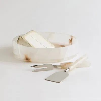 The Collective Home Santo Alabaster Cheese Tools