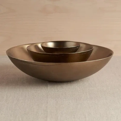 The Collective Home Stinson Antique Brass Bowls Assorted