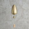 The Collective Home Stinson Antique Brass Hanging Bell Conical