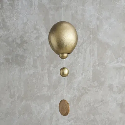 The Collective Home Stinson Antique Brass Hanging Bell Ovoid