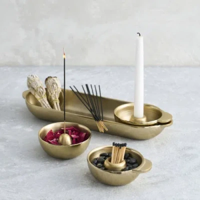The Collective Home Stinson Antique Brass Intention Set