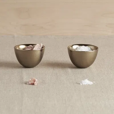 The Collective Home Stinson Antique Brass Pinch Bowls