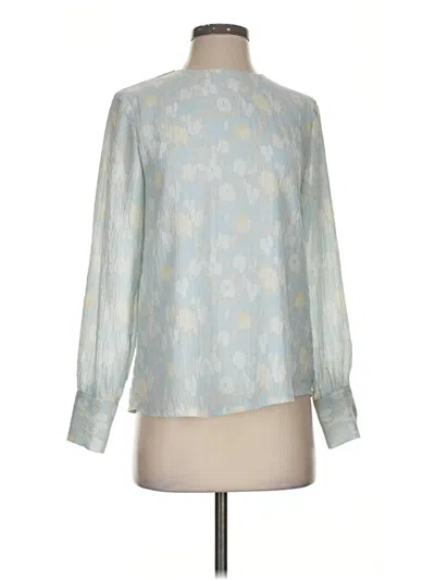 Pre-owned The Collective Long Sleeve Blouse In Teal
