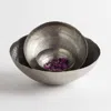The Collective Mandala Bowls Assorted Set Of 3 In Nickel