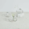 The Collective Natura Vases Set Of 3 In Clear
