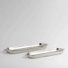 The Collective Nickel Long Trays Set Of 2 In Nickel