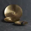 The Collective Plates Assorted Set Of 4 In Brass