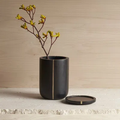 The Collective Tall Canister In Ebony