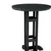 The Company Store 30" Round Bistro Table In Black