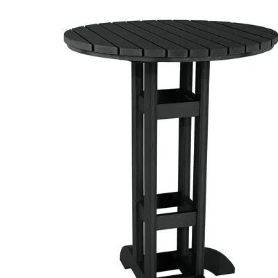 The Company Store 30" Round Bistro Table In Black
