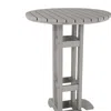 The Company Store 30" Round Bistro Table In Light Gray