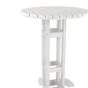 The Company Store 30" Round Bistro Table In White