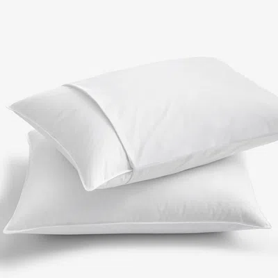 The Company Store 4-piece Down Pillow & Protector Bundle In White