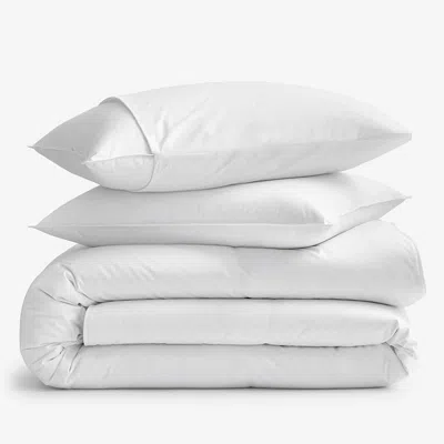 The Company Store 5-piece Best Down Comforter & Down Pillow Bundle In White