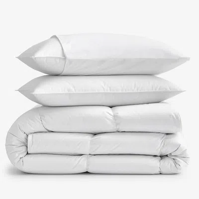 The Company Store 5-piece Down Comforter & Best Down Pillow Bundle