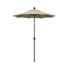 The Company Store 6' Round Outdoor Patio Umbrella, Aluminum With Push Button Tilt In Antique Beige
