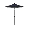 The Company Store 6' Round Outdoor Patio Umbrella, Aluminum With Push Button Tilt In Blue
