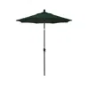 The Company Store 6' Round Outdoor Patio Umbrella, Aluminum With Push Button Tilt In Forest Green