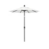 The Company Store 6' Round Outdoor Patio Umbrella, Aluminum With Push Button Tilt In Ivory