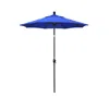 The Company Store 6' Round Outdoor Patio Umbrella, Aluminum With Push Button Tilt In Pacific Blue