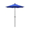 The Company Store 6' Round Outdoor Patio Umbrella, Aluminum With Push Button Tilt In Pacific Blue