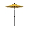 The Company Store 6' Round Outdoor Patio Umbrella, Aluminum With Push Button Tilt In Yellow