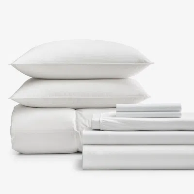 The Company Store 8-piece Supima® Cotton Wrinkle-free Sateen & Lacrosse™ Down Bedding Bundle